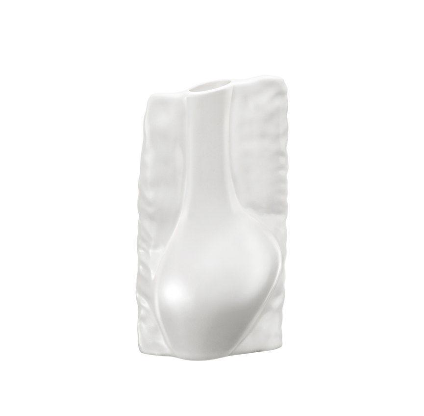 小号光滑亮白花瓶