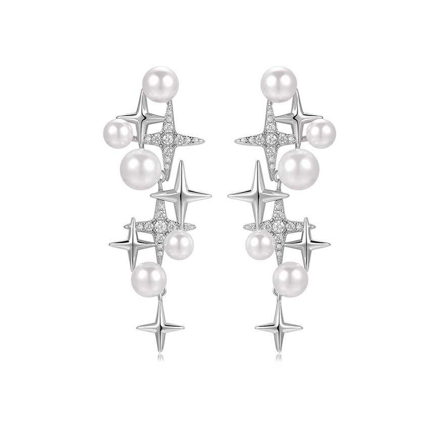 BLESS系列珍珠长耳饰