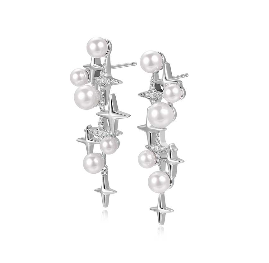 BLESS系列珍珠长耳饰