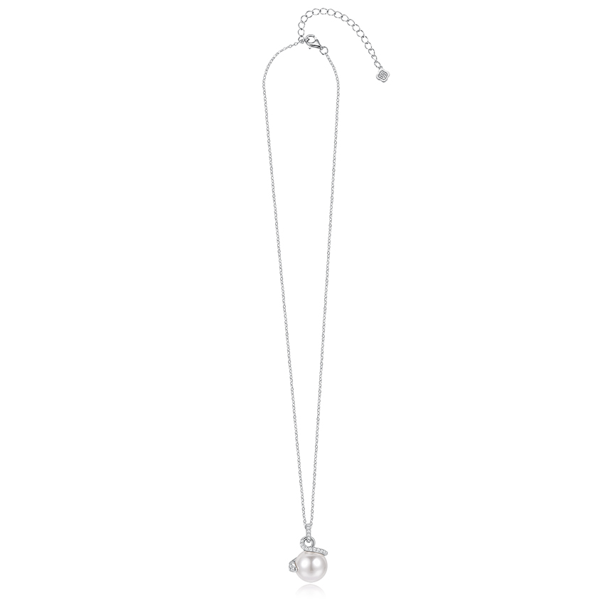 优雅系列珠绾钻石项链