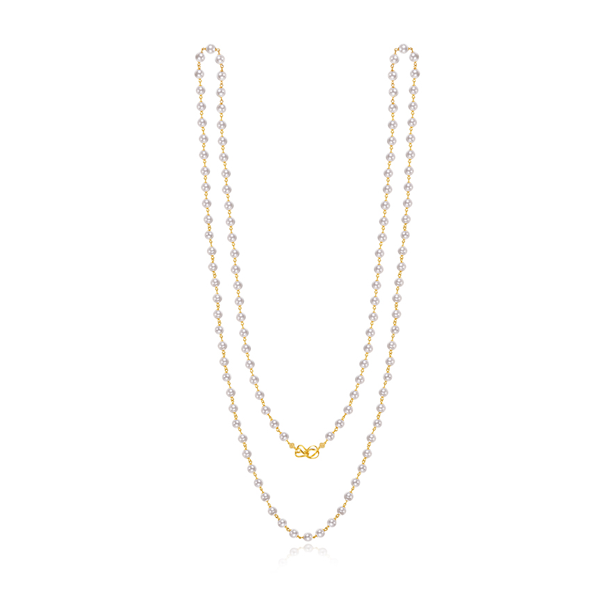 优雅系列满天星河多戴珍珠项链