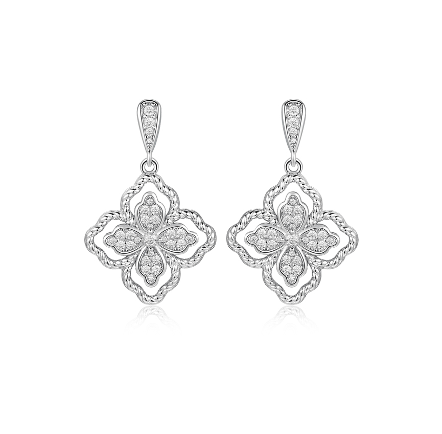 Lotus2.0系列璀璨莲华星澜耳钉