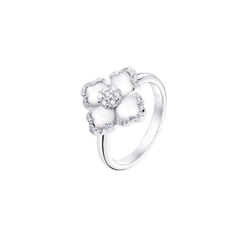 莲花系列戒指（白色）