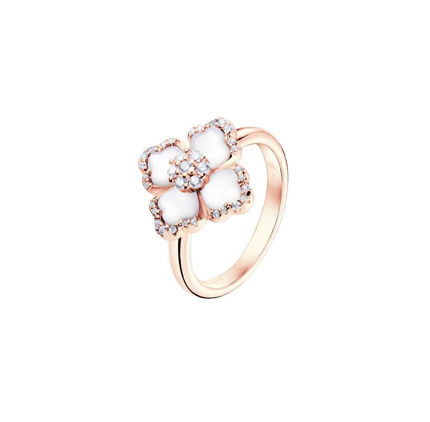 莲花系列戒指（玫瑰金色）